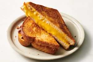 Air Fryer Grilled Cheese With Prosciutto and Mozzarella